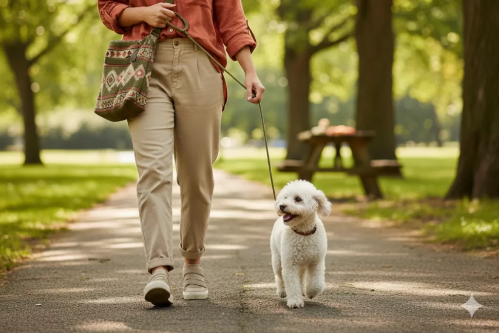 Rutina de paseo para 2 mascotas en apartamento